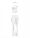 WHITE POLKA DOT SET